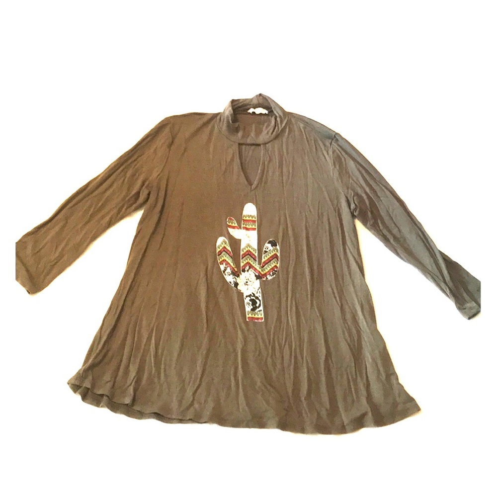 Green cactus shirt